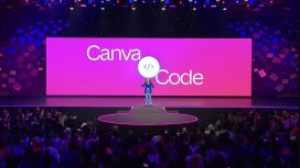 Peluncuran pertama fitur Ai Canva Code, pada Sabtu (12/4/2025). Sumber Foto: Youtube/Canva