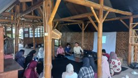 Agenda Pembukaan non-Formal Kawasan Bina Progresif di Saung Bumdes, Desa Bojongsari, Kec. Bojongsoang, Kab. Bandung pada Jum'at, (01/08/2025) (Sumber Foto: Rifki R. Al-Fahrezi)